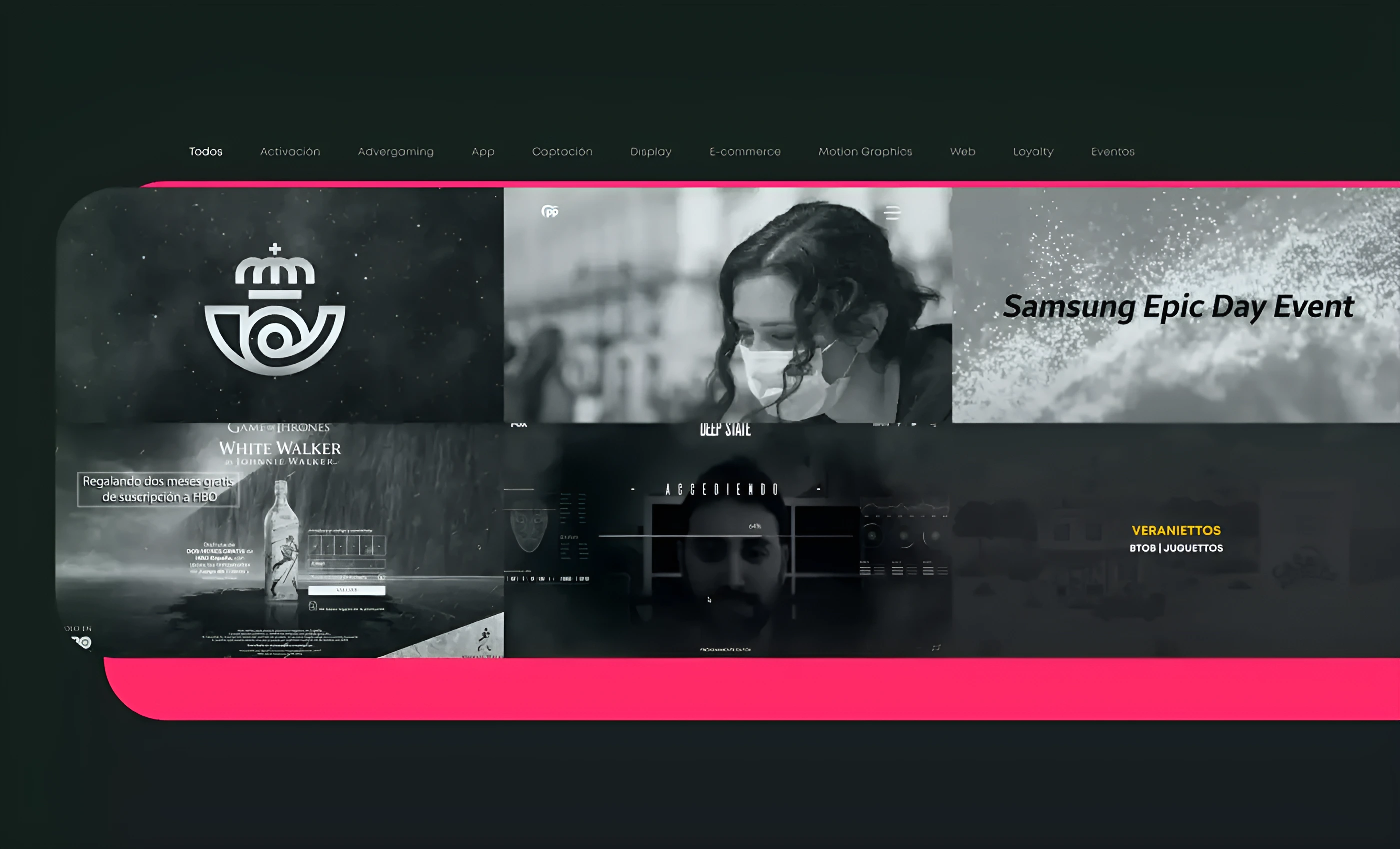 Preview del sitio de ClickCode, agencia digital con enfoque técnico y diseño moderno.